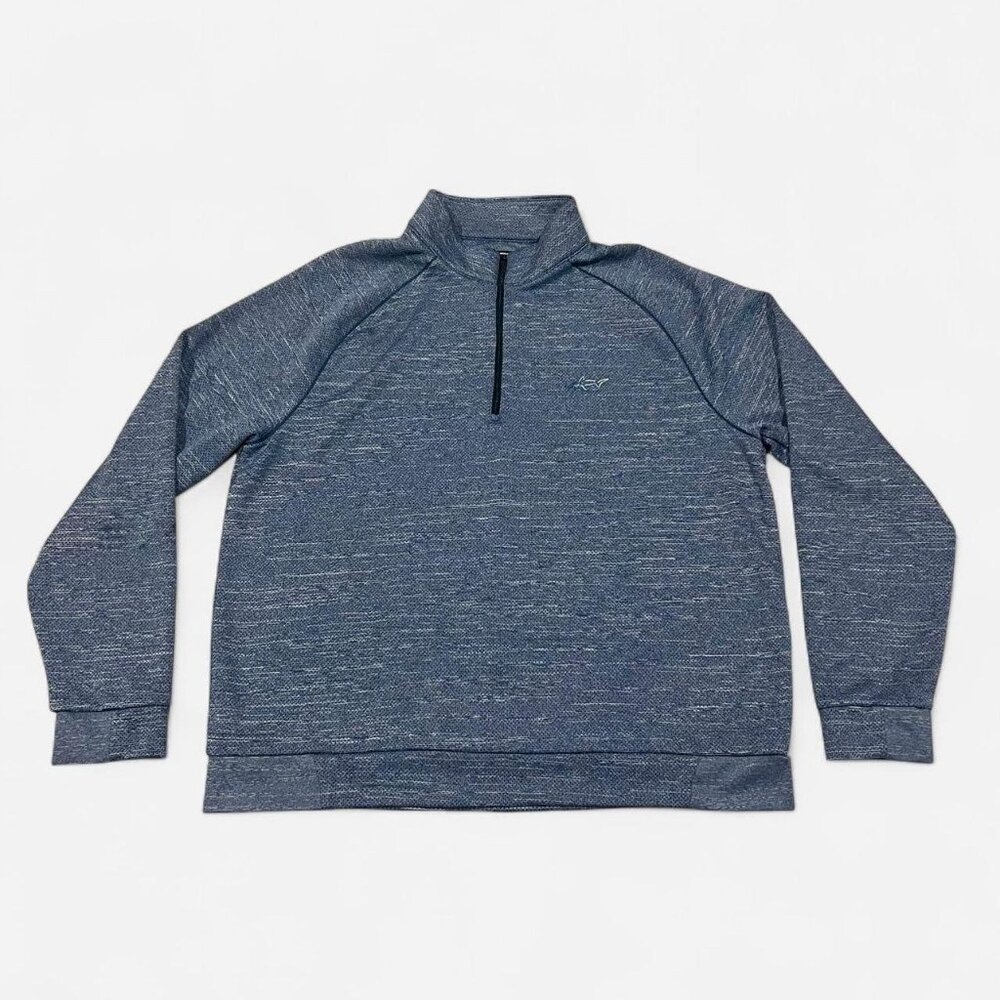 Greg Norman Blue Quarter Zip Jacket